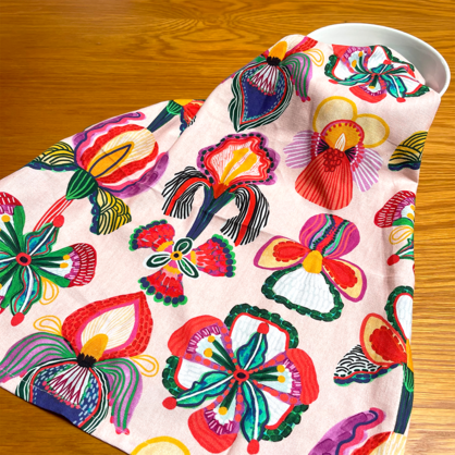 Orchid Parade Tea Towel
