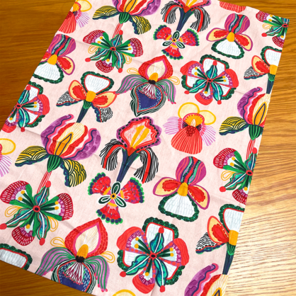 Orchid Parade Tea Towel
