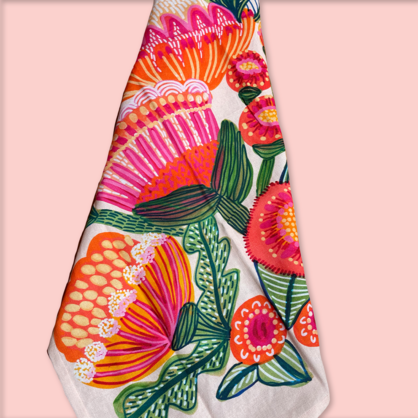 Aussie Natives Tea Towel