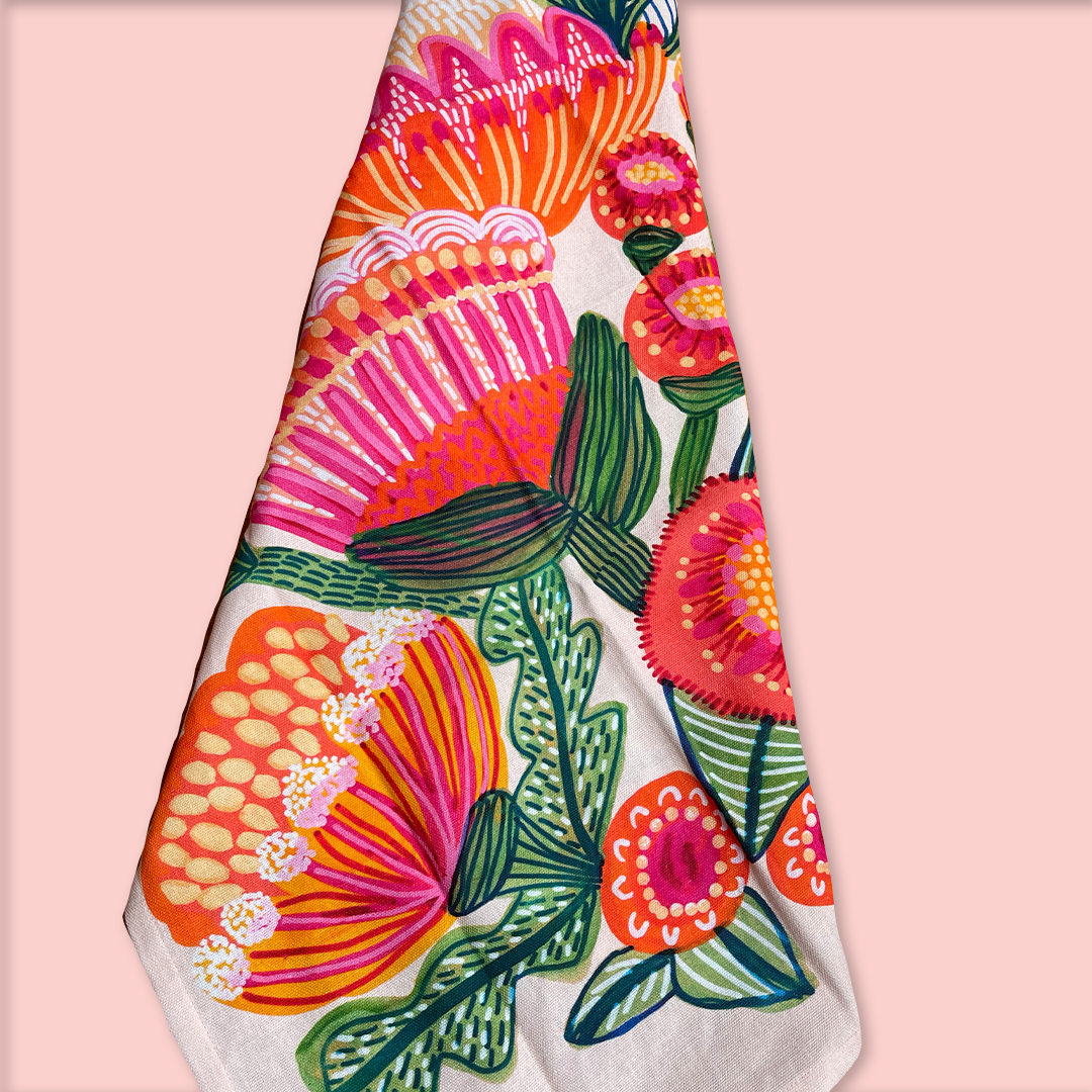 Aussie Natives Tea Towel