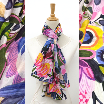 Protea Magnifica Silk Scarf