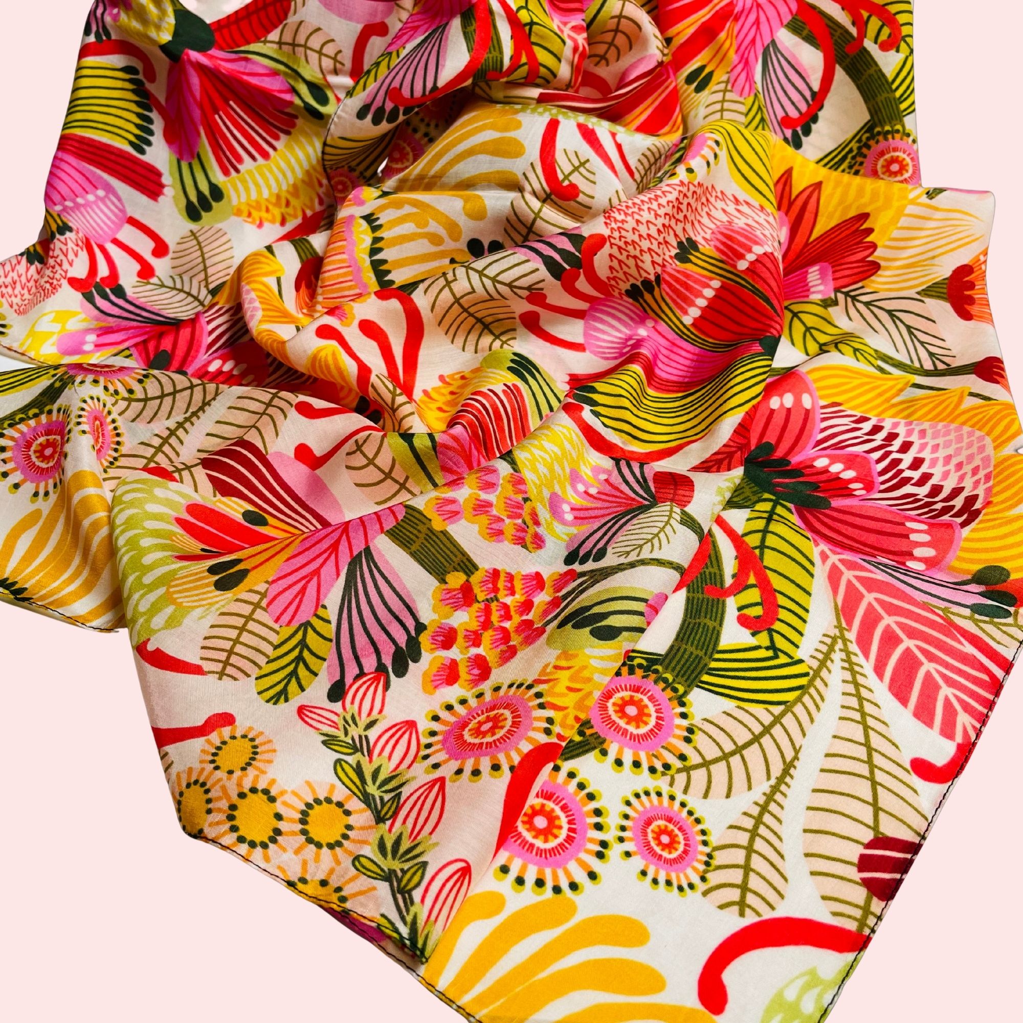 Garden of Eden Silk Scarf