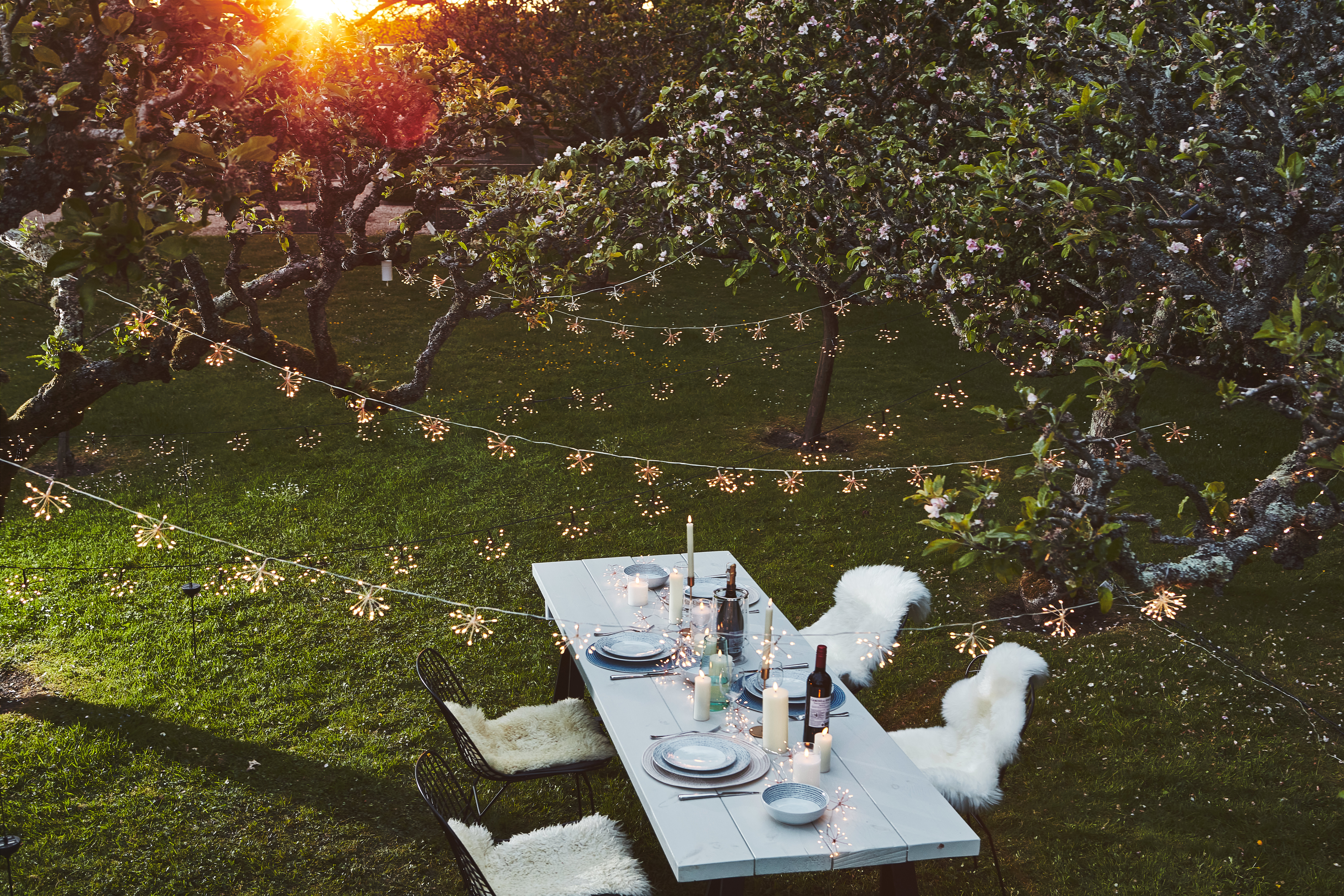 Starburst Chain Lights - Indoor/Outdoor Fairy String Light