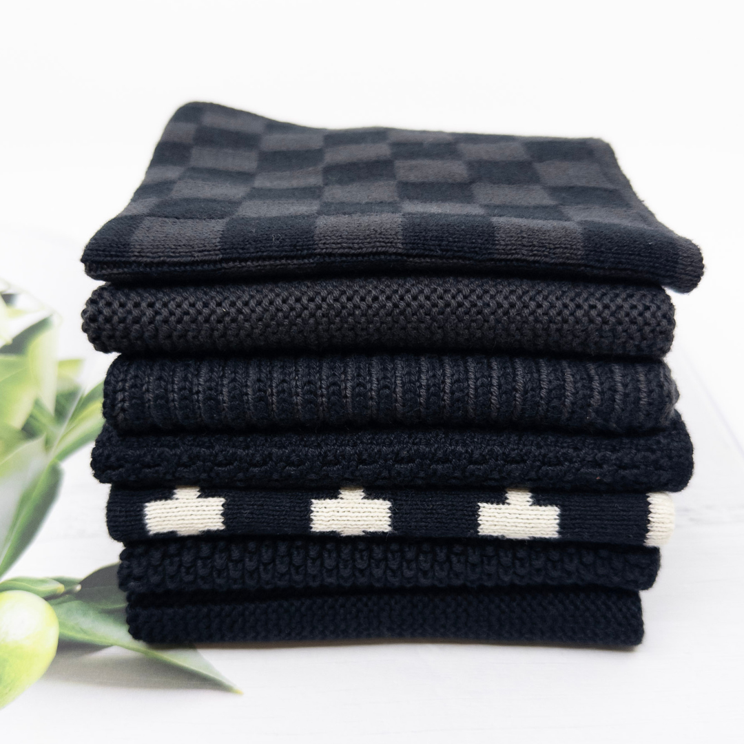 Dishcloth Daily Use 7pk - Onyx