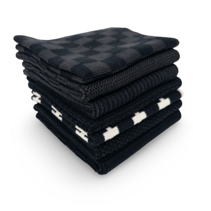 Dishcloth Daily Use 7pk - Onyx