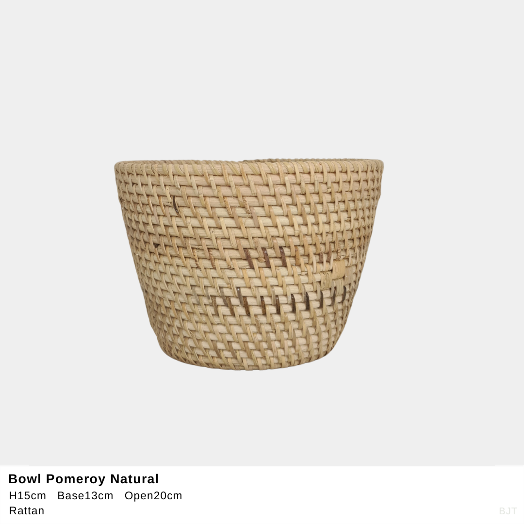 Rattan Bowl Pomeroy NAT