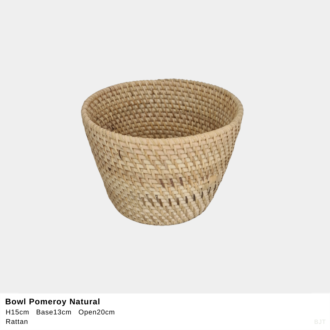 Rattan Bowl Pomeroy NAT
