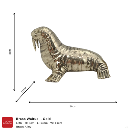 Walrus  Gold Large