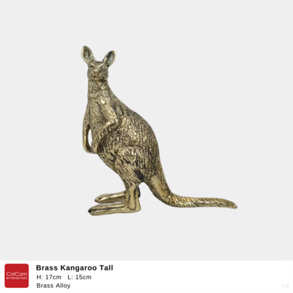 Brass Kangaroo Tall