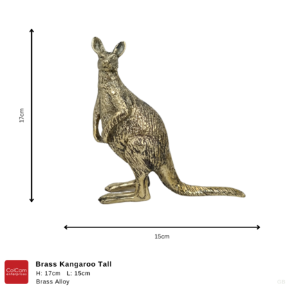 Brass Kangaroo Tall
