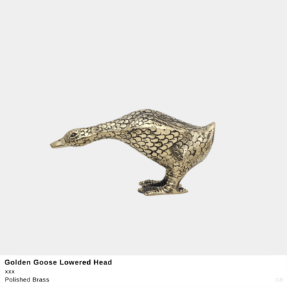 * Golden Goose Lowered Head