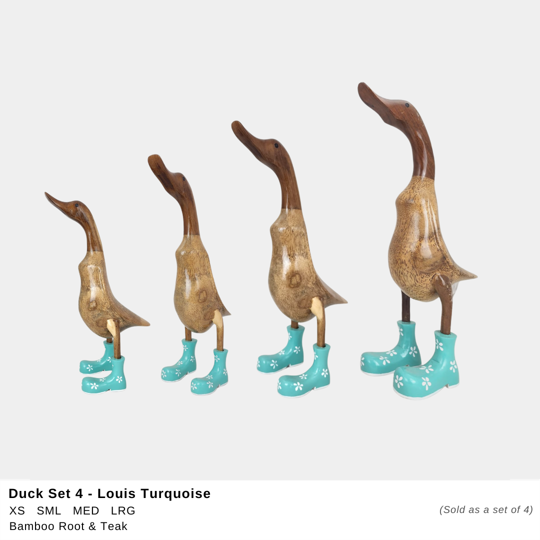 * Duck S4 Louis Flower Turquoise