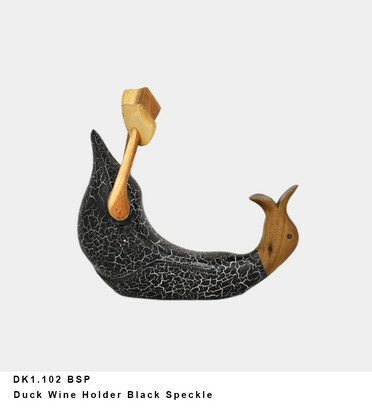 * Duck Wine Holder Speckle