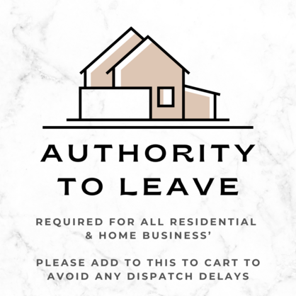 AUTHORITY TO LEAVE for Residential Address