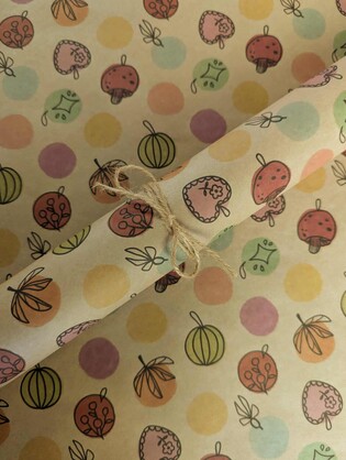 Polkadot Baubles - Wrapping Paper