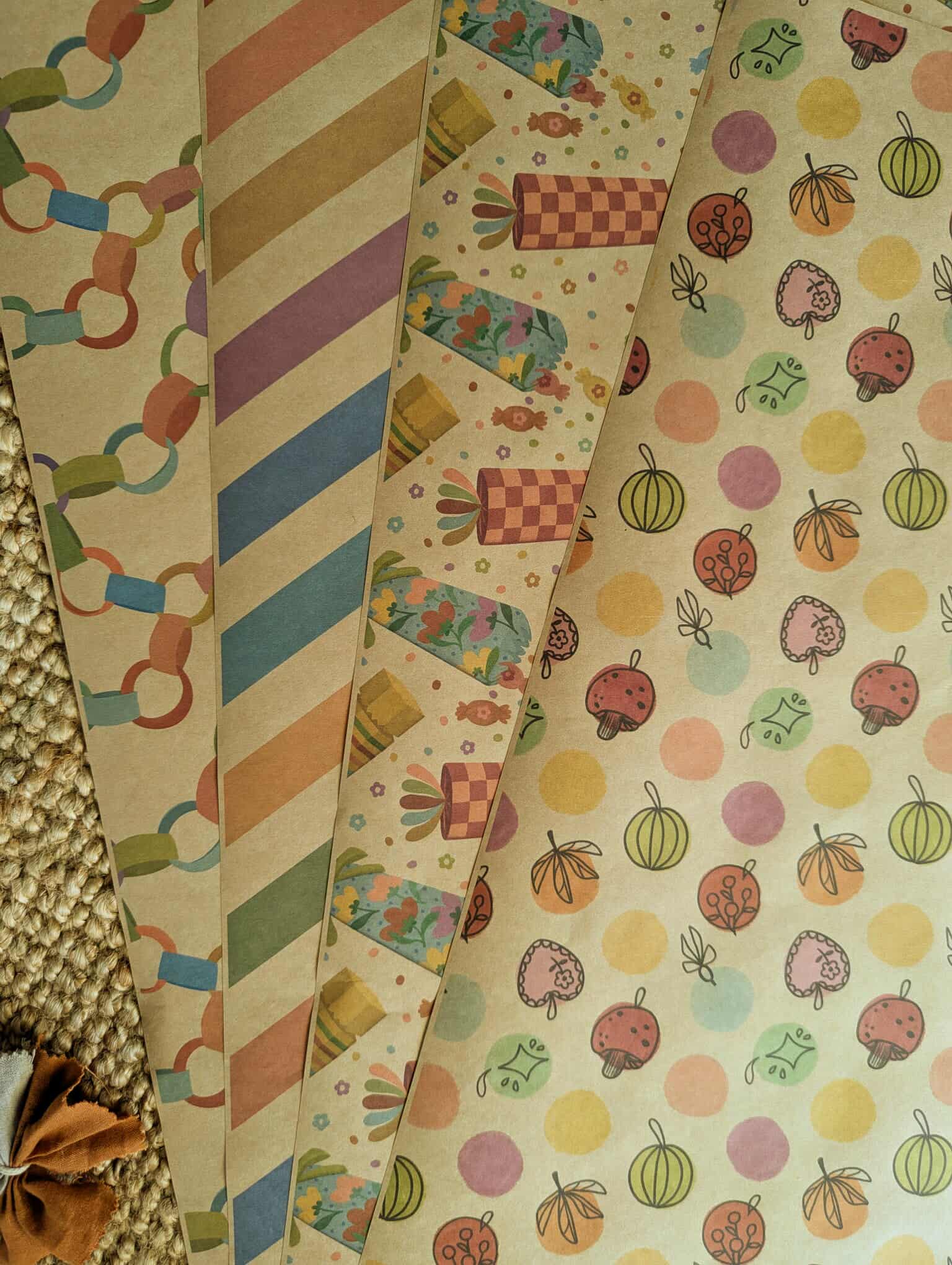 Polkadot Baubles - Wrapping Paper