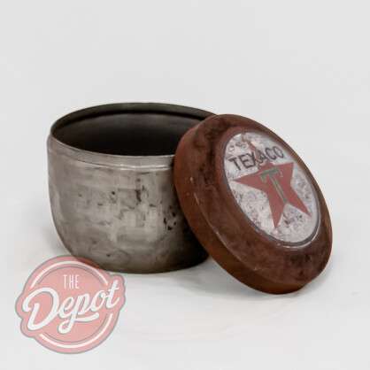 Steel Patina Pot - Texaco