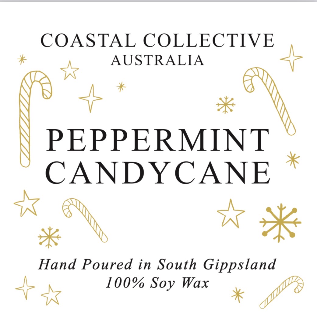 Peppermint Candycane Mini Jar Candle