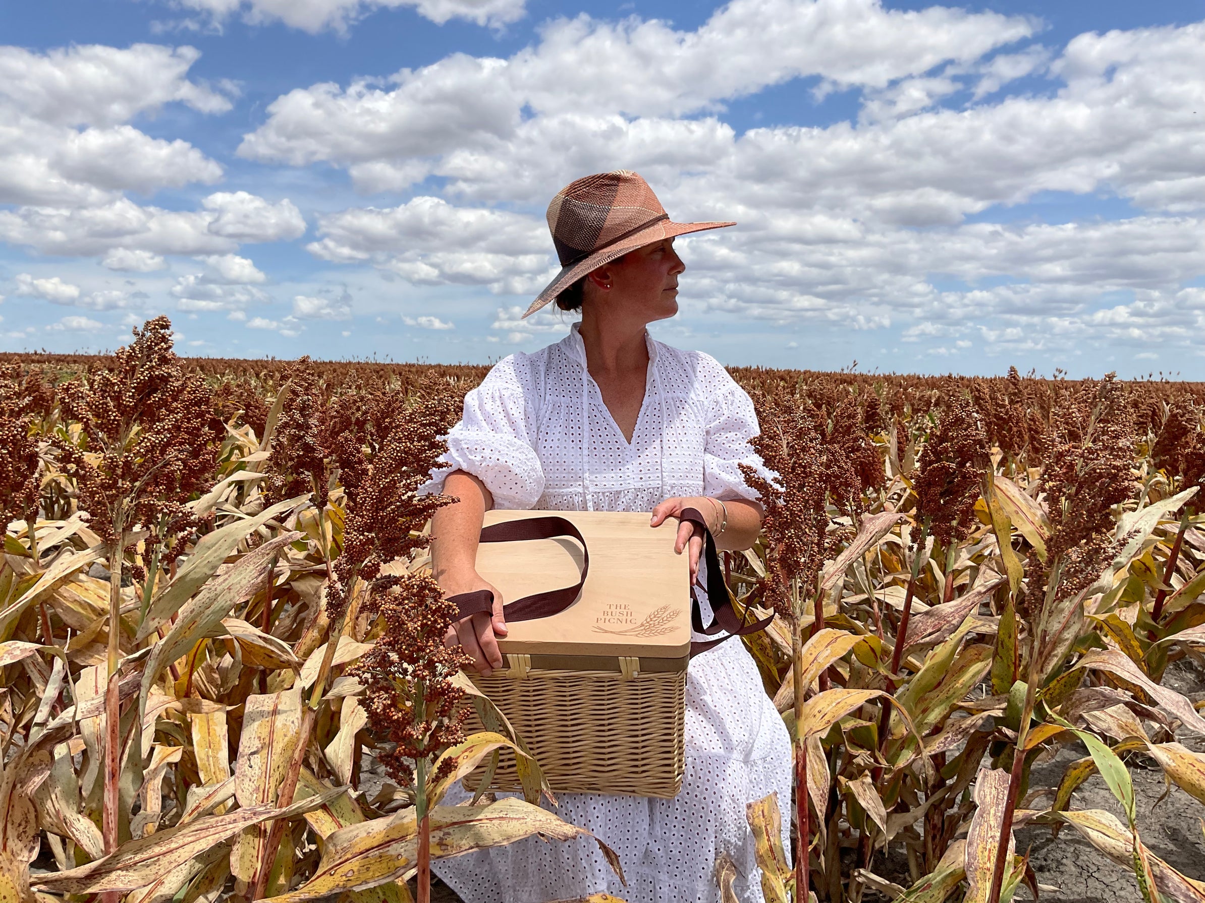Insulated Square Wicker Picnic Basket