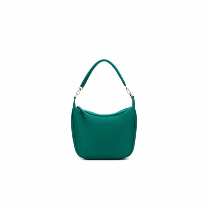Mimi Green Small Hobo Shoulder Bag