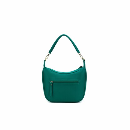 Mimi Green Small Hobo Shoulder Bag