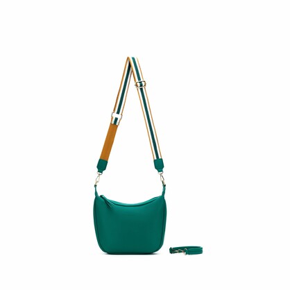 Mimi Green Small Hobo Shoulder Bag