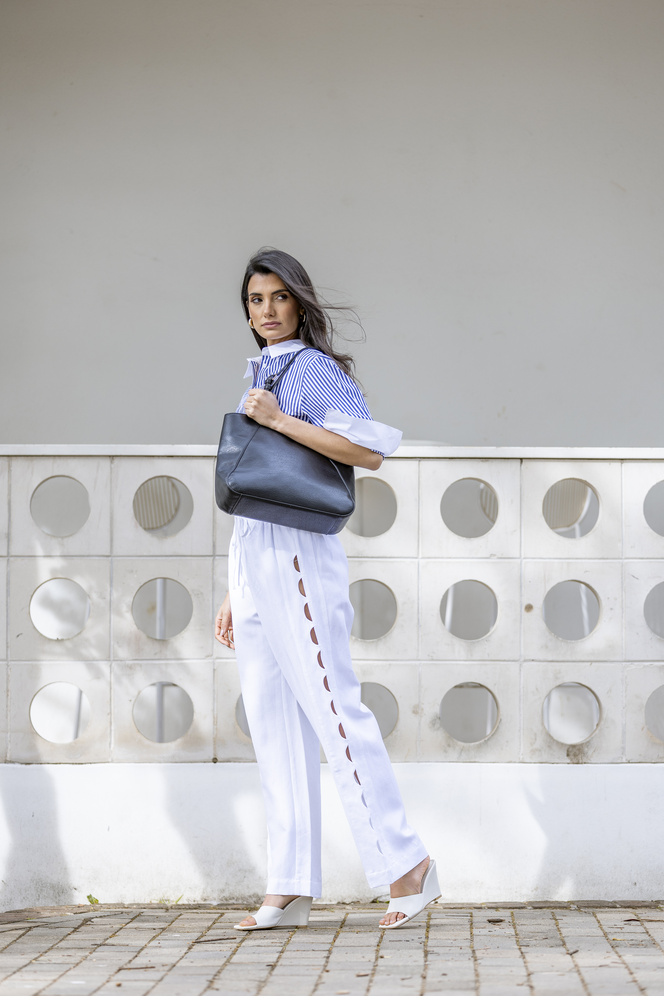 Naomi Black 3 Piece Handbag Tote