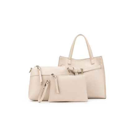 Kellye Oatmeal 3 Piece Handbag