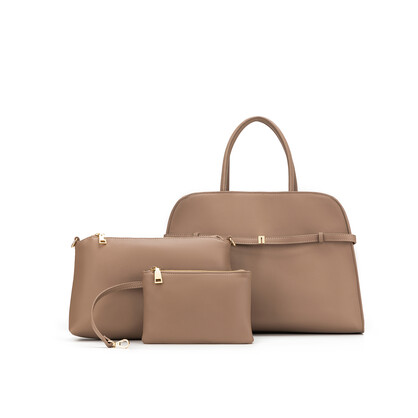Jodee Mocha 3 Piece Doctor Handbag