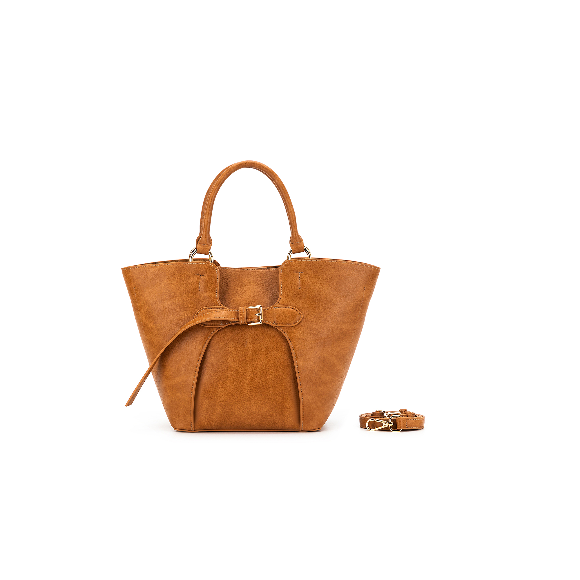 Clementine Tan 2 Piece Handbag