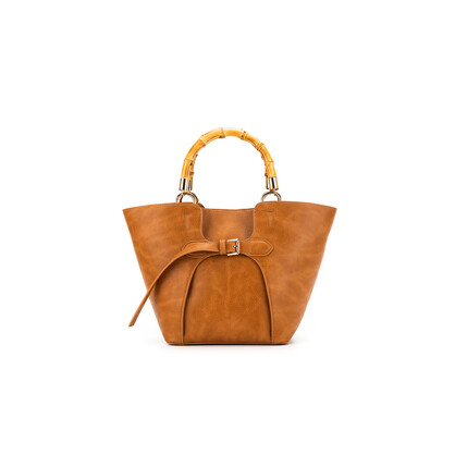 Clementine Tan 2 Piece Handbag