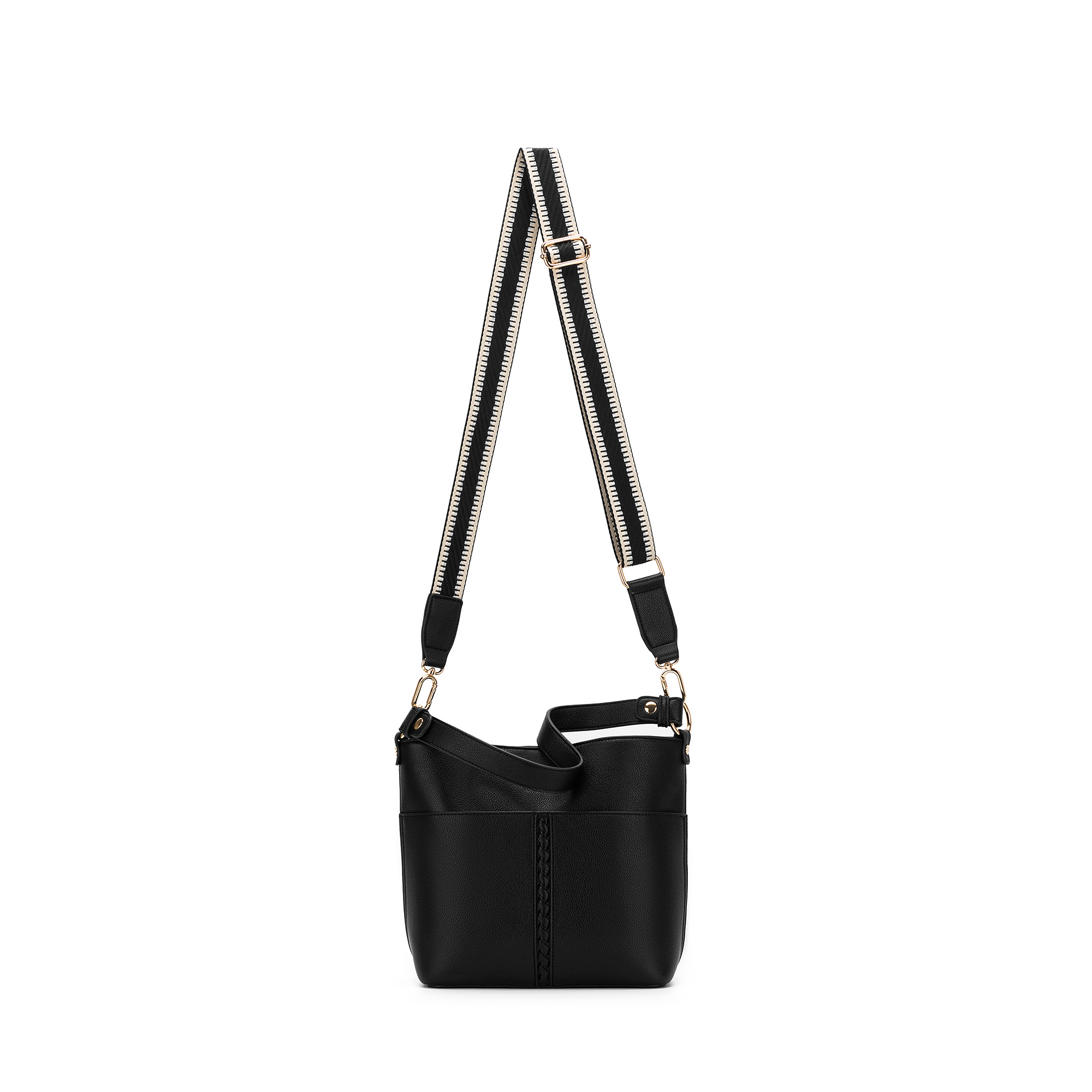 Melody Black 2 Piece Crossbody Bag