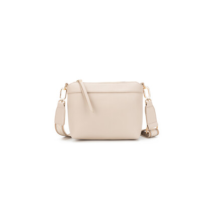 Melody Oatmeal 2 Piece Crossbody Bag