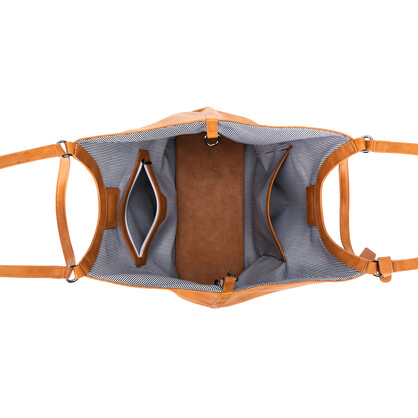 Cielo Tan 3 Piece Handbag Tote