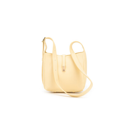 Tyra Yellow Chiffon Mini Crossbody