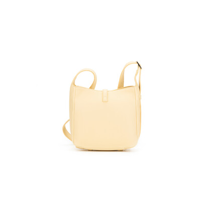 Tyra Yellow Chiffon Mini Crossbody