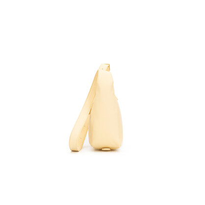 Tyra Yellow Chiffon Mini Crossbody