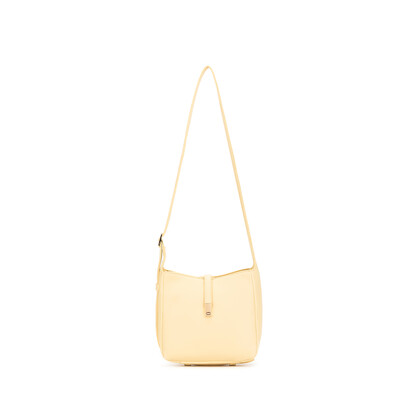 Tyra Yellow Chiffon Mini Crossbody