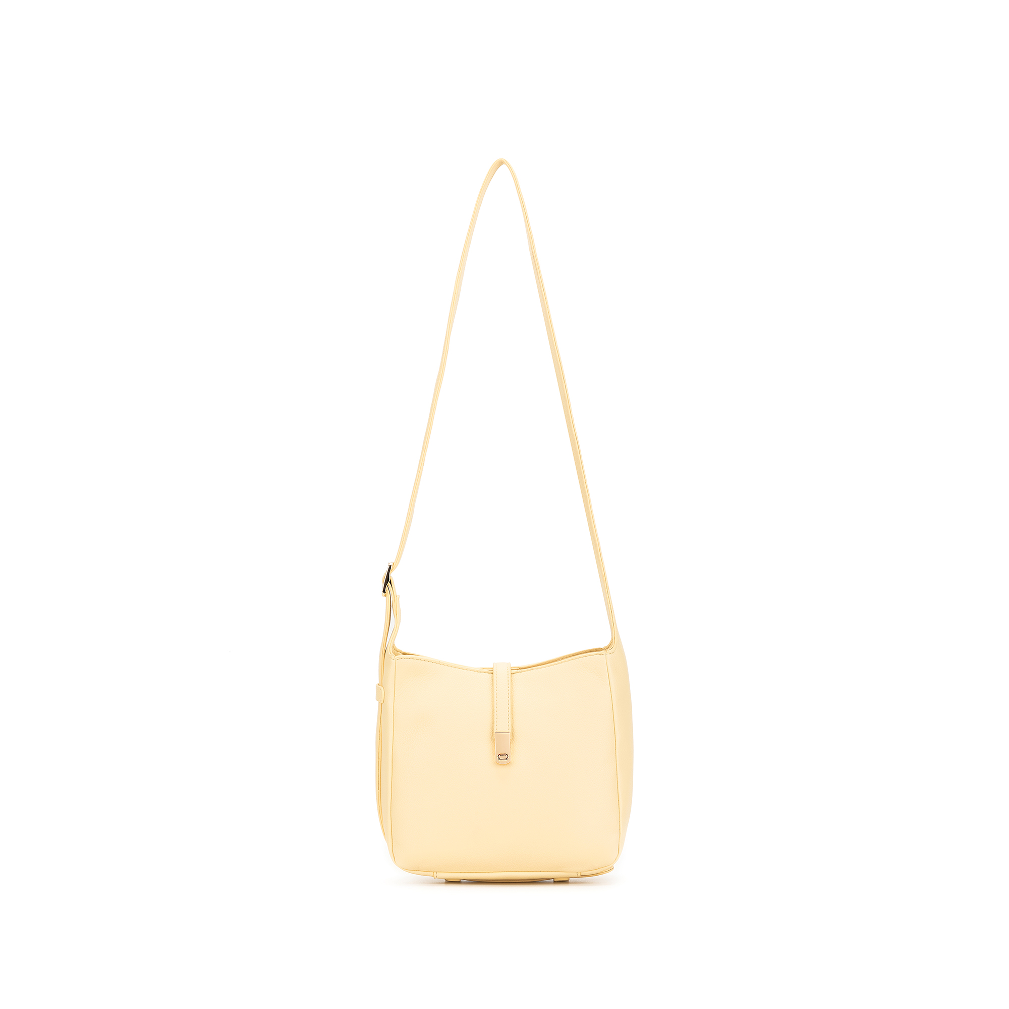 Tyra Yellow Chiffon Mini Crossbody