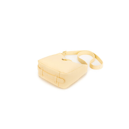 Tyra Yellow Chiffon Mini Crossbody