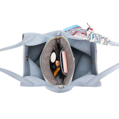 Dune Chambray Crossbody Handbag
