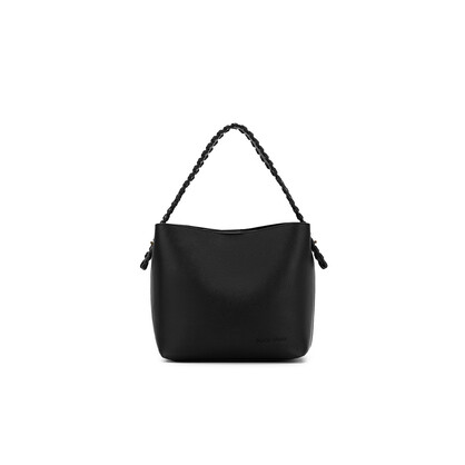 Capella Black 3 Compartment Shoulder / Crossbody Bag