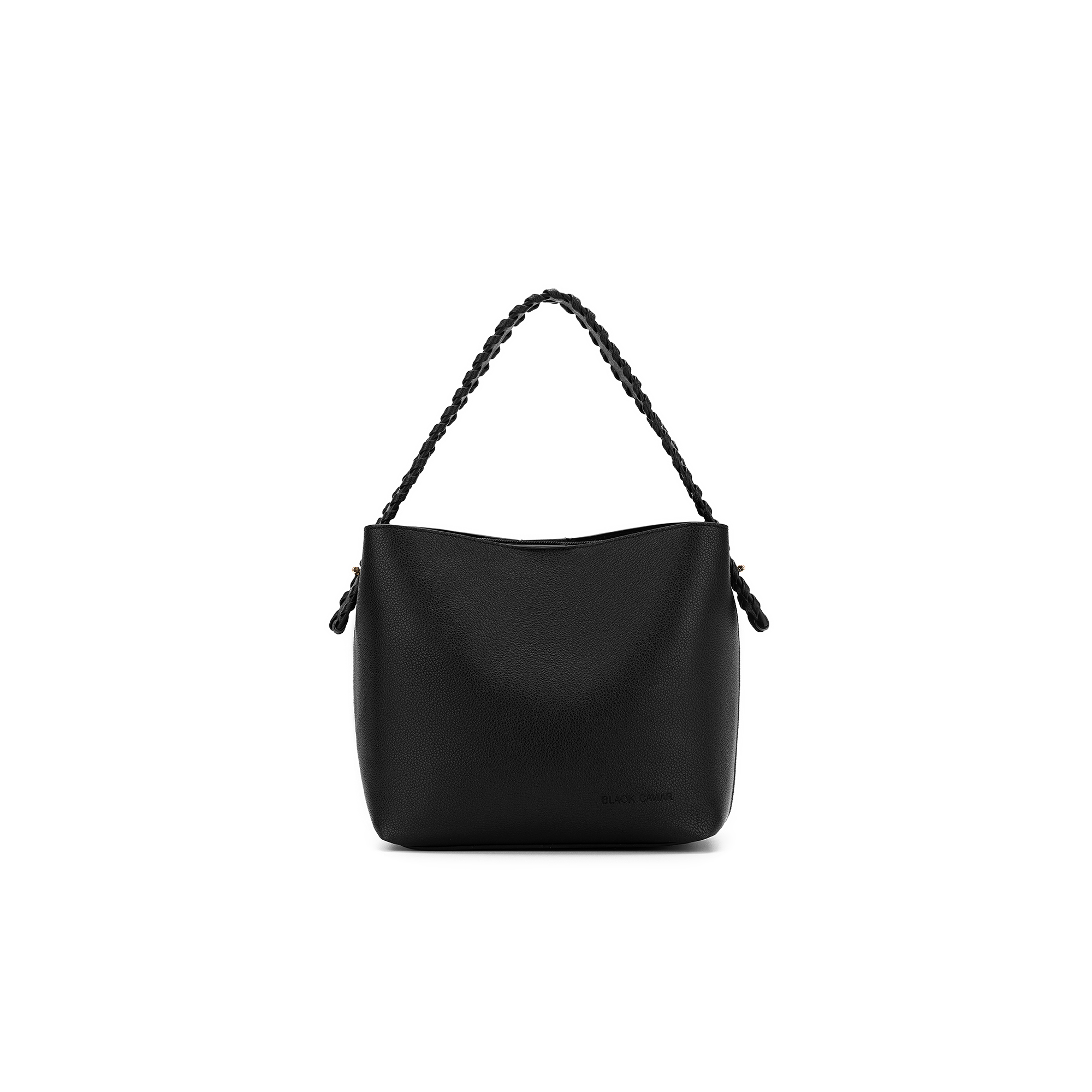 Capella Black 3 Compartment Shoulder / Crossbody Bag