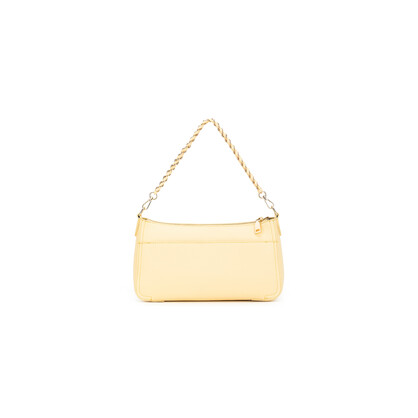 Eloise Lemon Chiffon Crossbody Bag