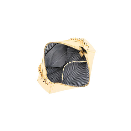 Eloise Lemon Chiffon Crossbody Bag