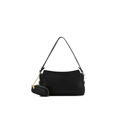Messina Black East West Shoulder Bag