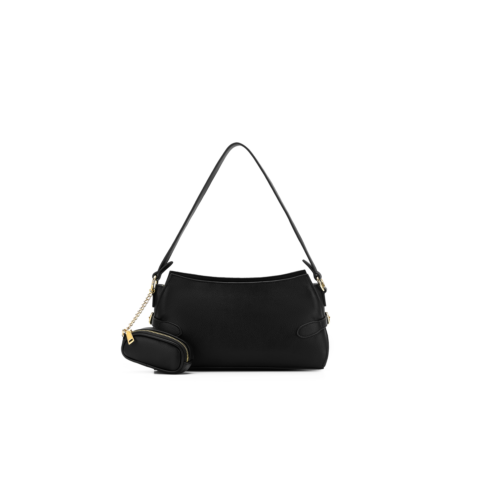 Messina Black East West Shoulder Bag