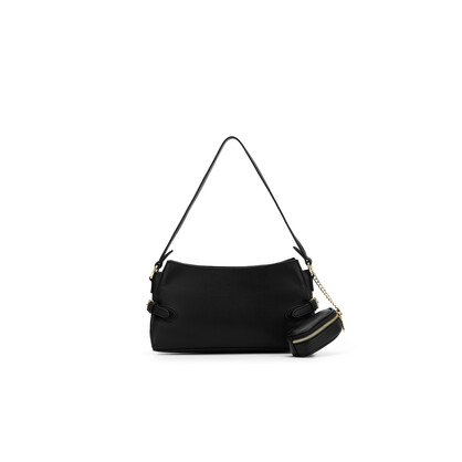 Messina Black East West Shoulder Bag