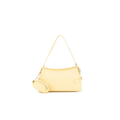 Messina Lemon Chiffon East West Shoulder Bag