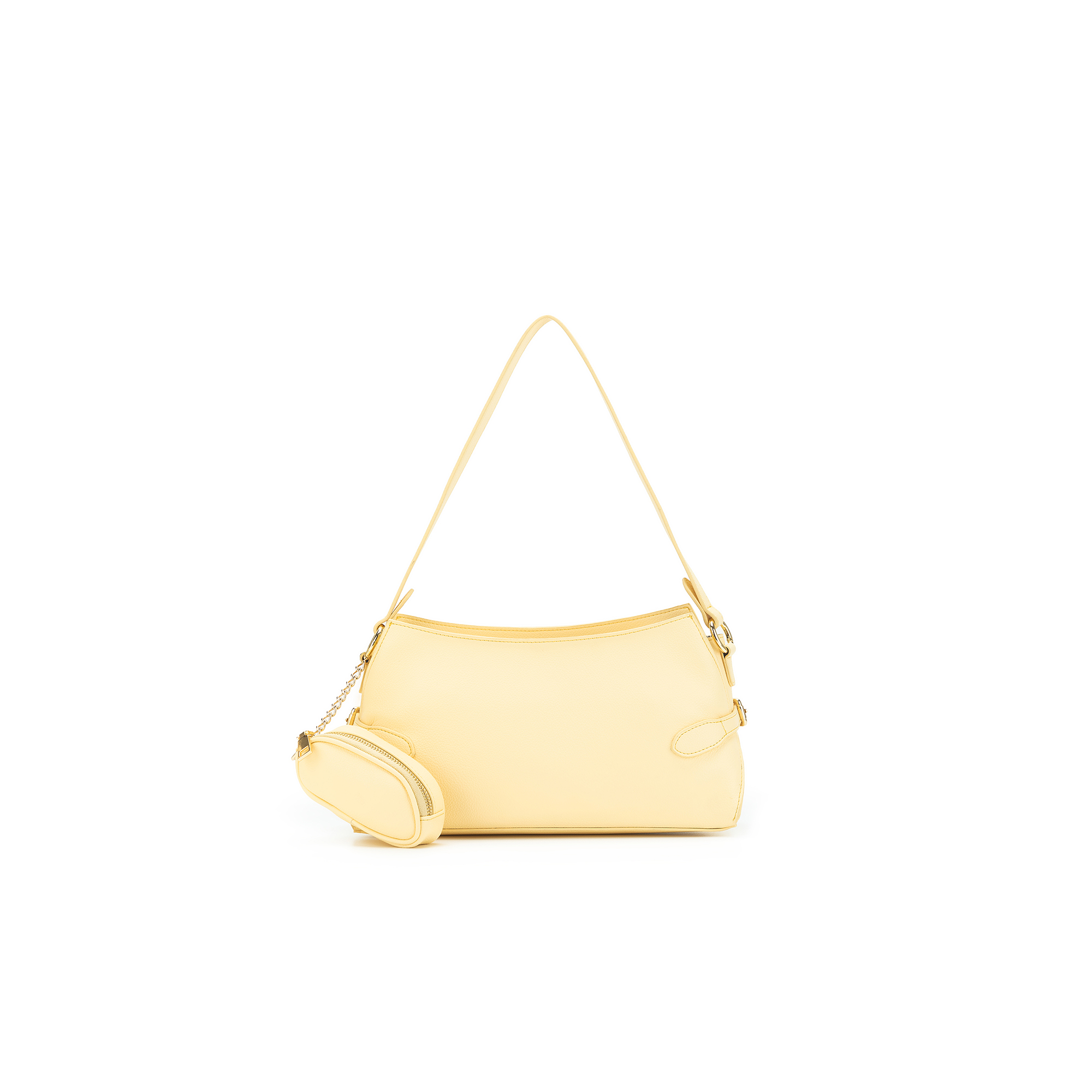 Messina Lemon Chiffon East West Shoulder Bag